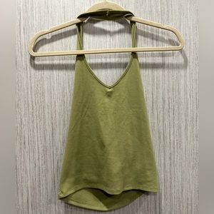 American Eagle Green Halter Top